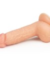 Ρεαλιστικό ομοίωμα πέους μπεζ Dildo με Όρχεις και Βεντούζα Flesh 20cm Ρεαλιστικό ομοίωμα πέους μπεζ Dildo με Όρχεις και Βεντούζα Flesh 20cm