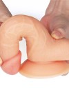Ρεαλιστικό ομοίωμα πέους μπεζ Dildo με Όρχεις και Βεντούζα Flesh 20cm Ρεαλιστικό ομοίωμα πέους μπεζ Dildo με Όρχεις και Βεντούζα Flesh 20cm