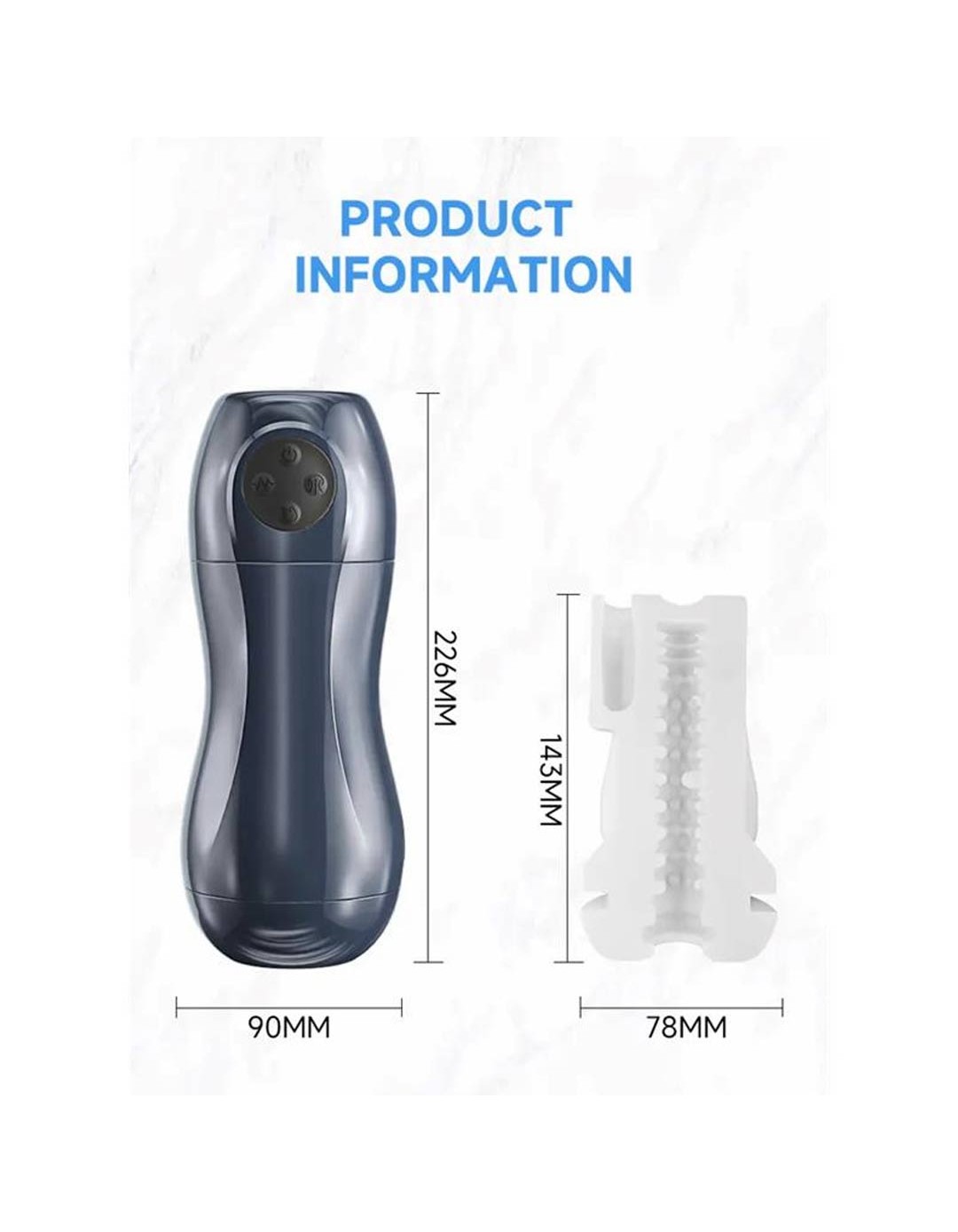 Αυνανιστήρι TARDENOCHE TRONIK SUCTION AND VIBRATING MASTURBATOR USB