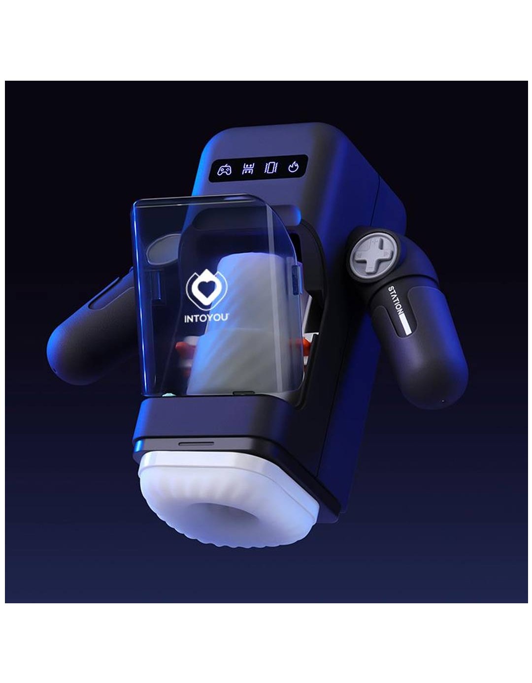 Αυνανιστήρι Elon Intelligent Masturbator with Up and Down Movement Vibration Heat and Phone Holder