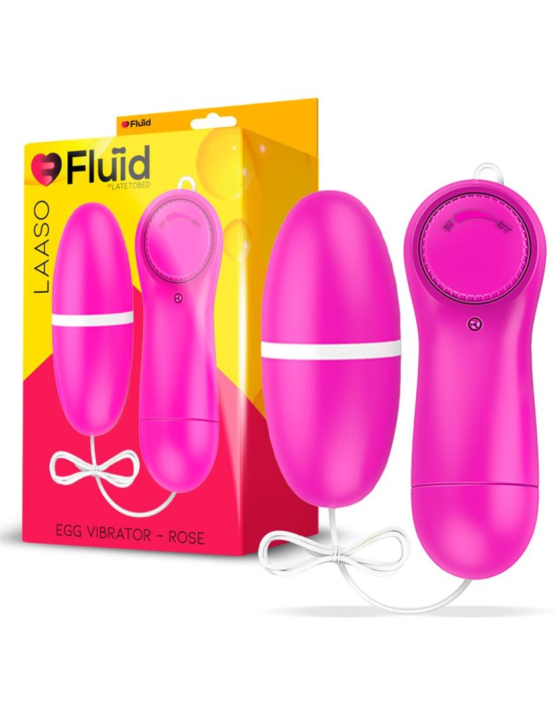 Δονητής αυγό σε ροζ χρώμα Fluid Laaso
