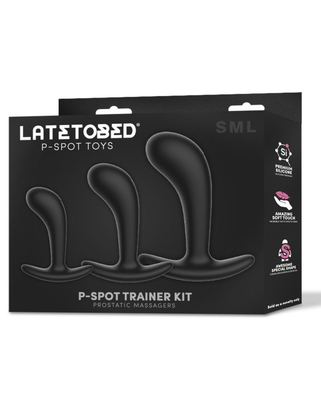 Πρωκτικός δονητής Set of 3 P-Spot Trainer Prostatic Massagers Πρωκτικός δονητής Set of 3 P-Spot Trainer Prostatic Massagers