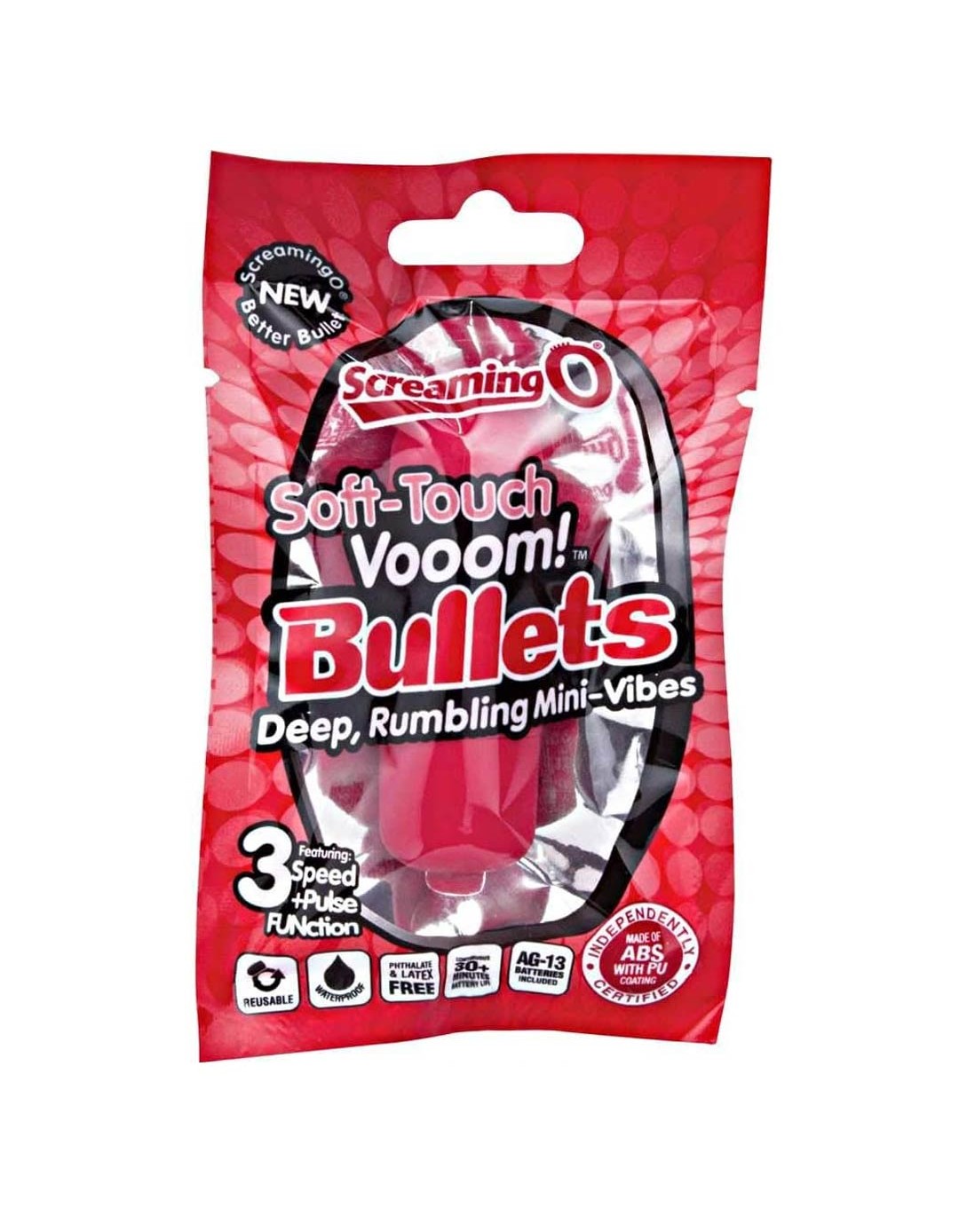 Σφαίρες Soft touch vooom bullet - Κόκκινο Σφαίρες Soft touch vooom bullet - Κόκκινο