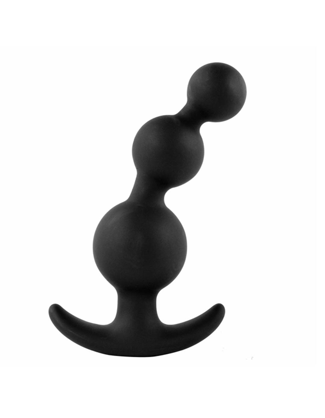 Πρωκτική σφήνα Feelztoys Butt Plug Nr. 4 Μαύρο 