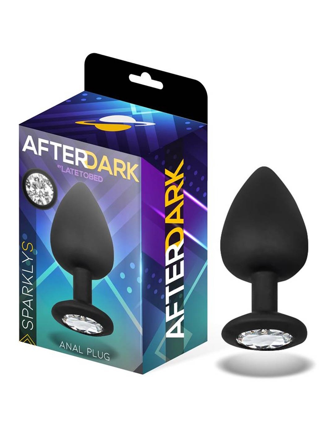 Πρωκτική Σφήνα latetobed σε Μαύρο χρώμα 7.5cm