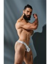 Σέξι Γυαλιστερό Στρινγκ - Cut4men Pouch Enhancing Thong C4MPE02 Pearl