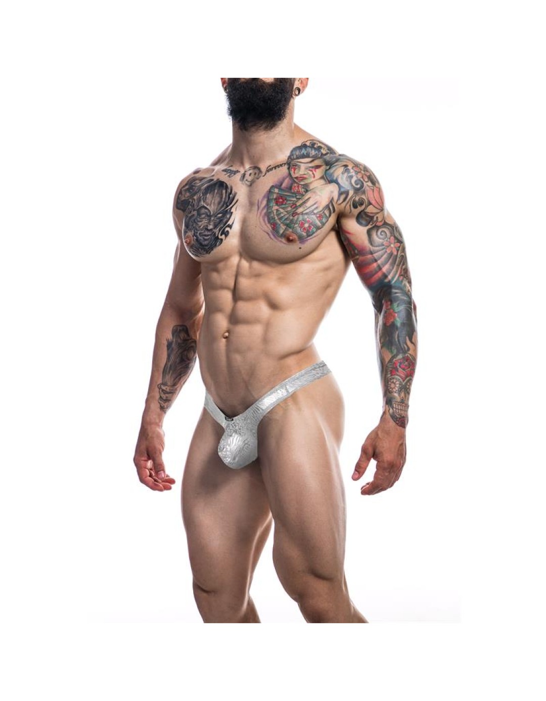 Σέξι Γυαλιστερό Στρινγκ - Cut4men Pouch Enhancing Thong C4MPE02 Pearl